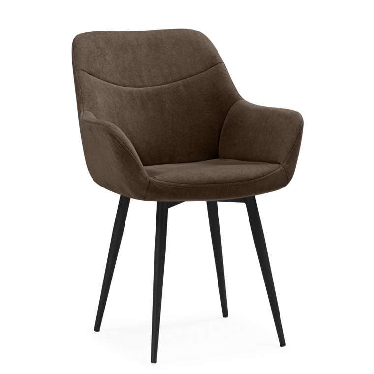 Обеденный стул Флюид коричневого цвета