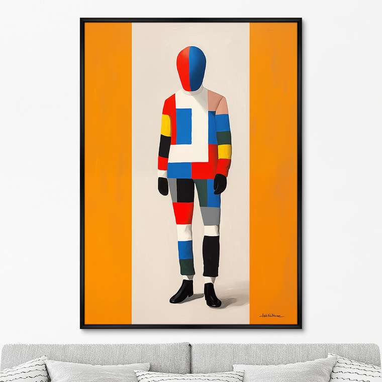 Репродукция картины Harlequin The Modernist, 2024г.