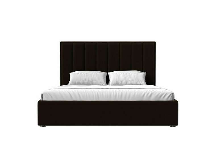 Кровать Афродита 180х200 темно-коричневого цвета с подъемным механизмом