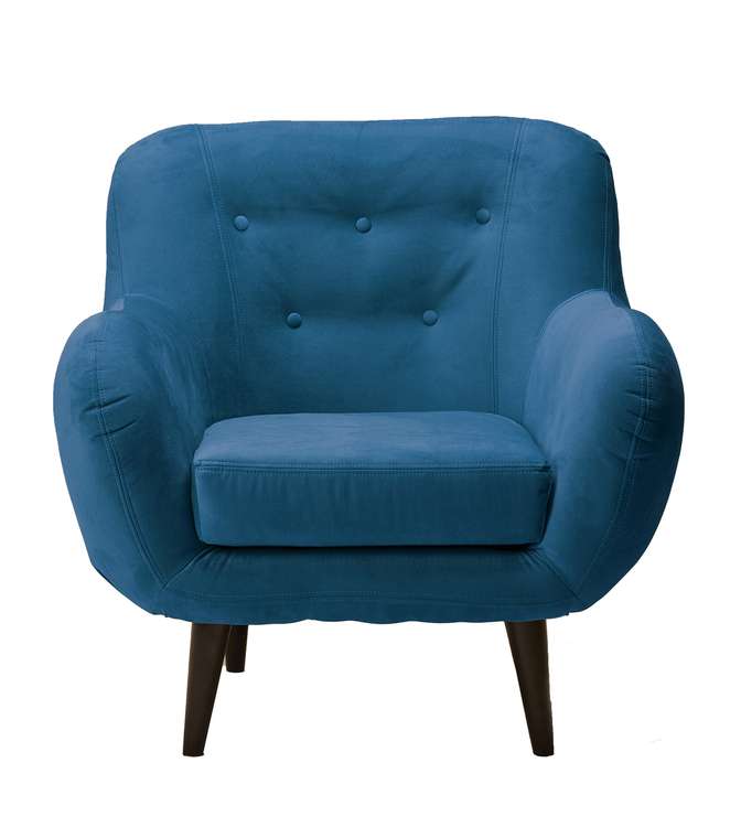 Кресло Элефант синего цвета
