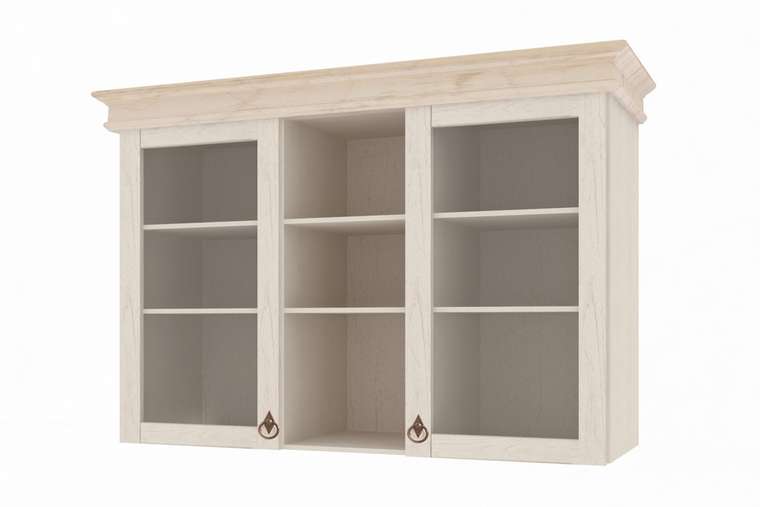 Шкаф-надстройка с витриной Оливия