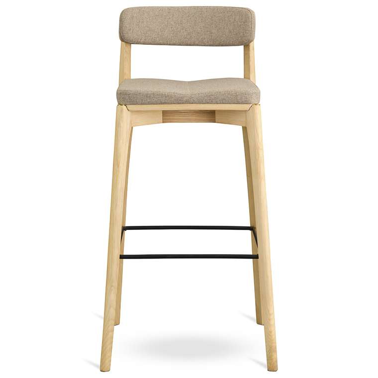 Барный стул Aska бежевого цвета