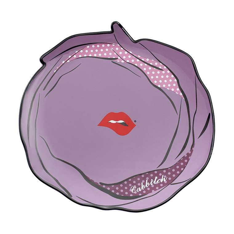 Тарелка сервировочная Cabbitch сиреневого цвета