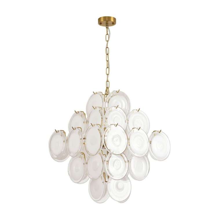 Подвесная люстра Chipsy 8320/8 (стекло, цвет белый)