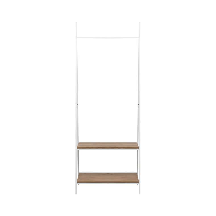 Вешалка гардеробная Стилвуд 12 бело-бежевого цвета