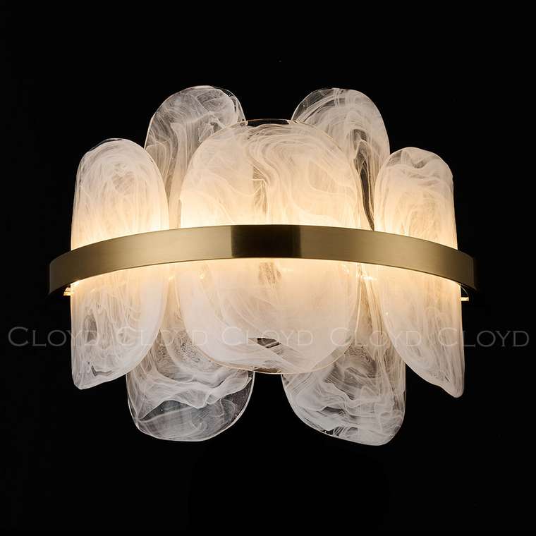 Бра Cloyd COLD W1 / выс. 28 см - латунь