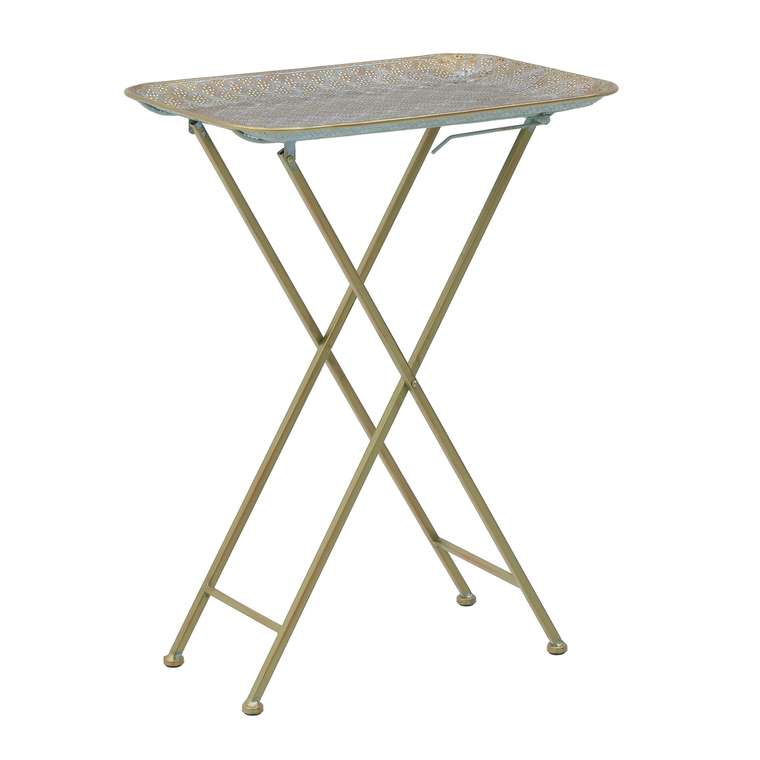 Сервировочный стол-поднос Listowel золотого цвета