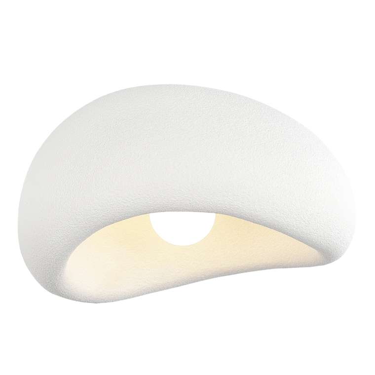 Светильник потолочный ST-Luce белый/белый E27 1*60W WABI SABI