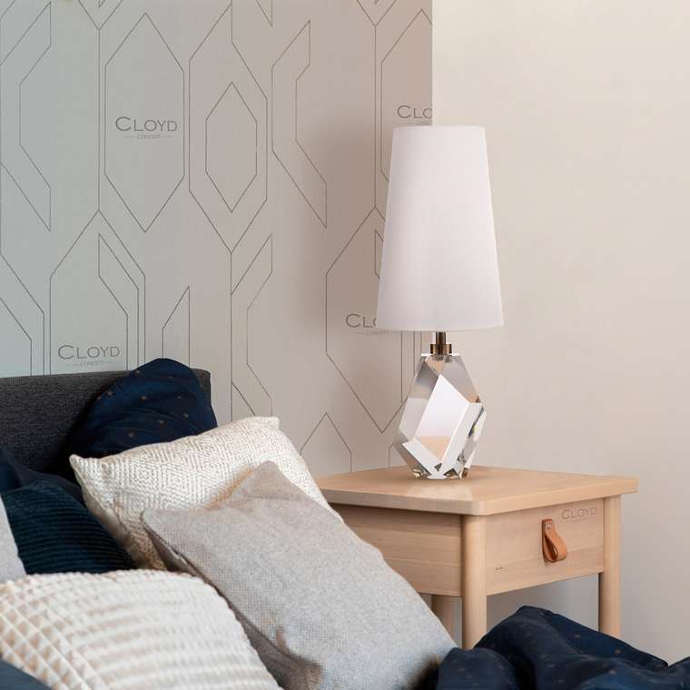 Настольная лампа Cloyd QUARTZ T1 / выс. 54 см - латунь