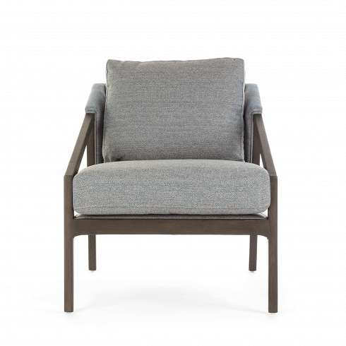 Кресло Earl Chair серого цвета