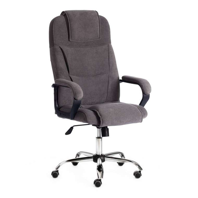 Кресло офисное Bergamo серого цвета