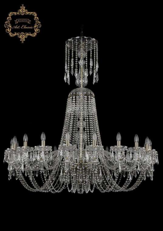 Хрустальная подвесная люстра Art Classic 45231 11.23.20.460.XL-136.Br.Dr подсвечник
