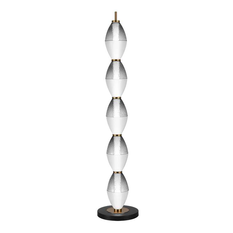 Светильник напольный ST-Luce Черный/Белый, Дымчатый LED 1*35W 3000K ICE