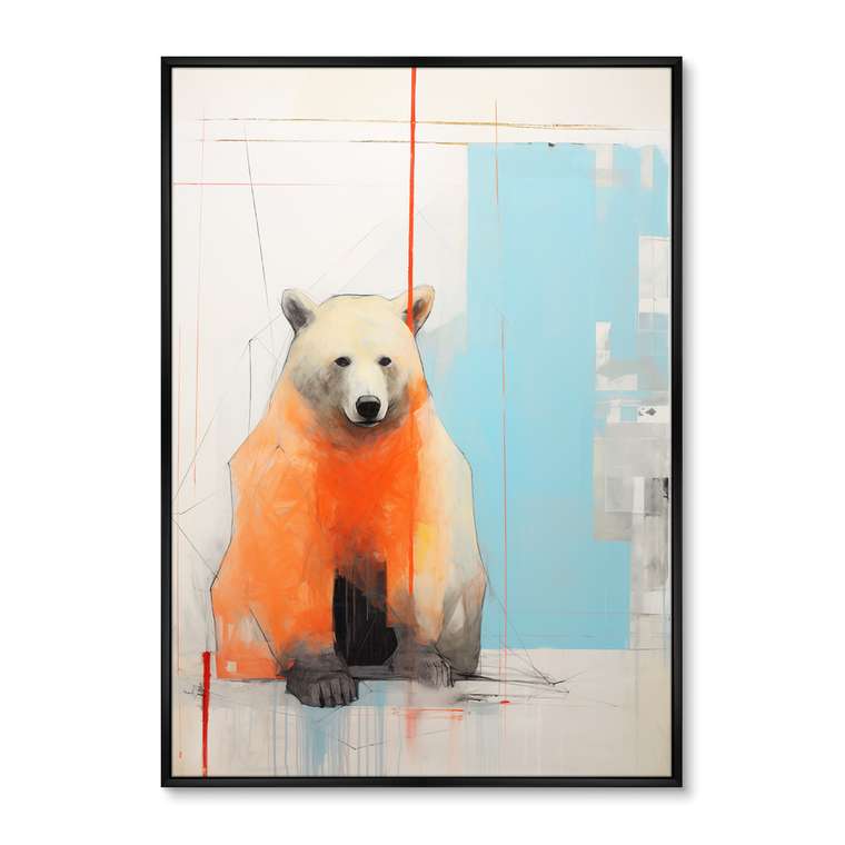 Репродукция картины Ursus maritimus, 2024г.
