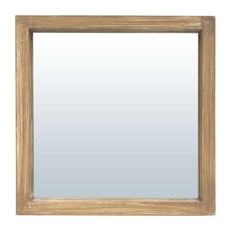 Комплект из трех настенных зеркал Риччоне бежевого цвета