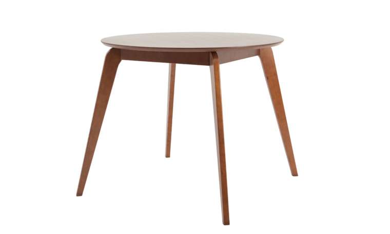 Обеденный стол Arki К 90 коричневого цвета