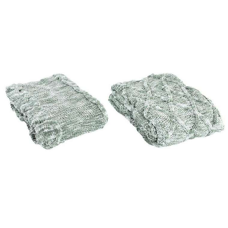 Покрывало DKD Home Decor 150 x 125 x 1 см Зеленый (2 штук)