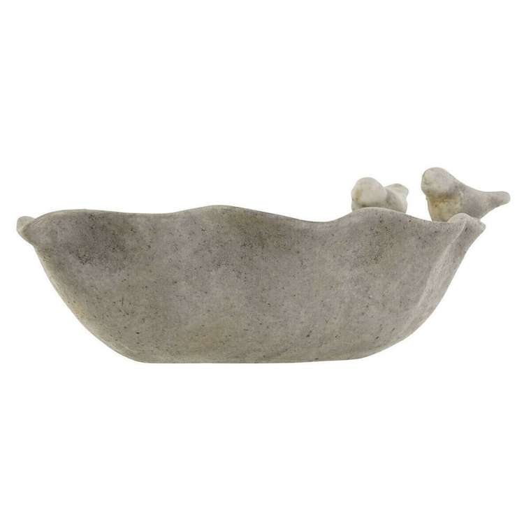 Блюдо Серый птицы Shabby Chic 34 x 24 x 12