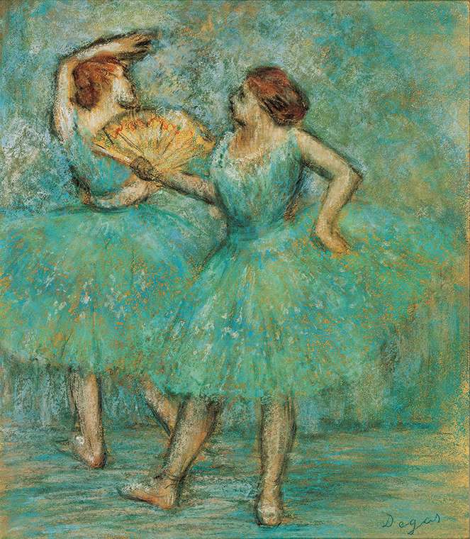 Репродукция картины на холсте Две танцовщицы 1905 г.