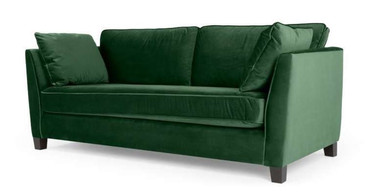 Трехместный раскладной диван Wolsly зеленый