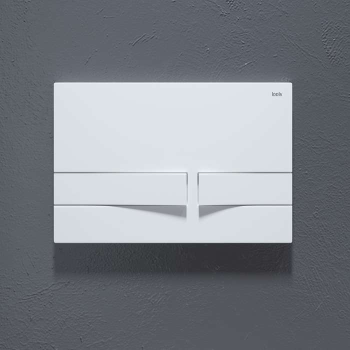 Клавиша смыва IDDIS Unifix 006 универсальная белого цвета