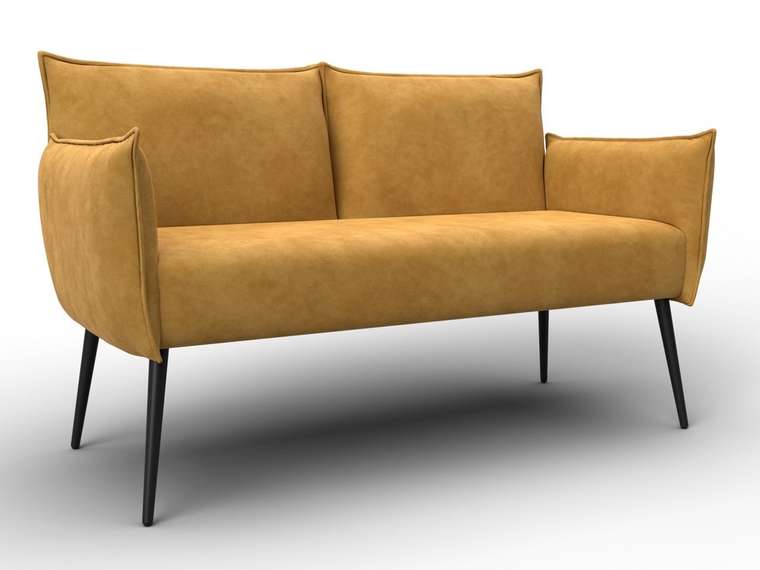 Диван Лига-083 желтого цвета