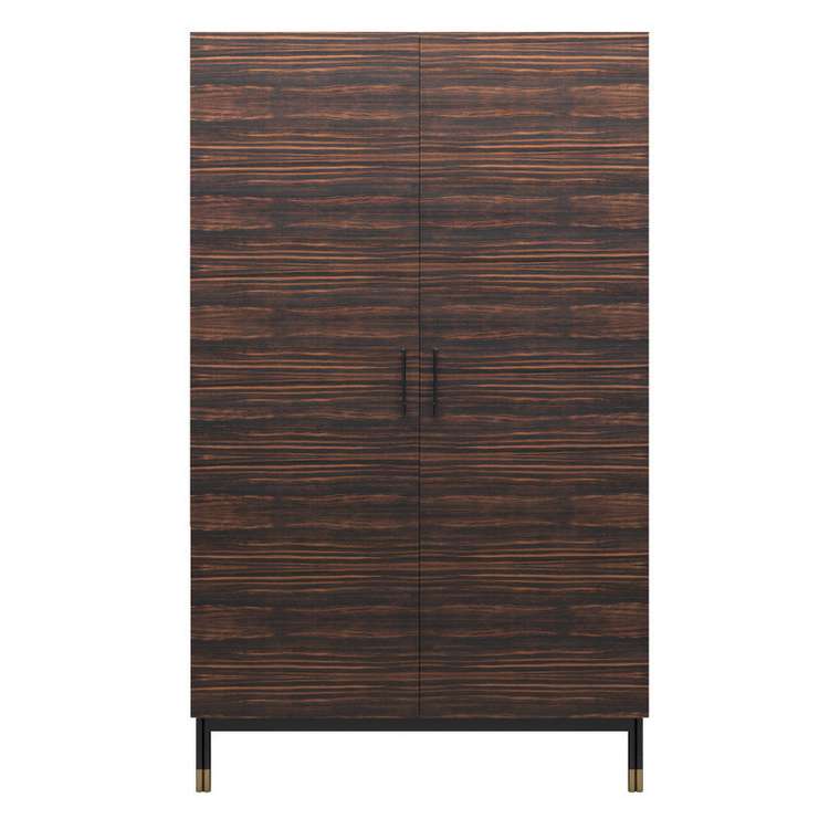 Шкаф для одежды Benissa темно-коричневого цвета
