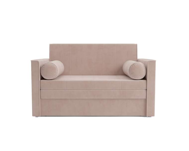 Прямой диван-кровать Санта 2 бежевого цвета