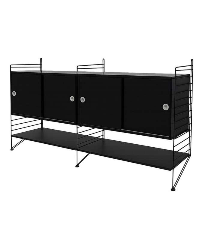 Тумба под телевизор черного цвета