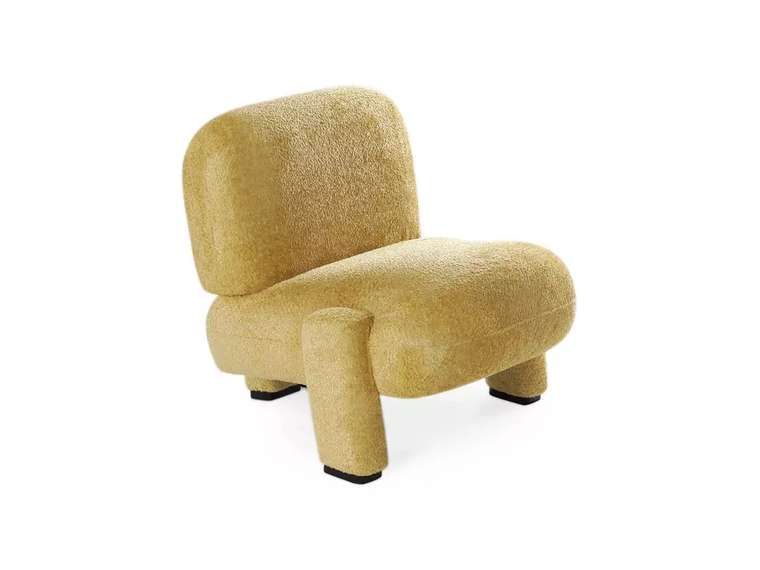 Кресло Orli желтого цвета