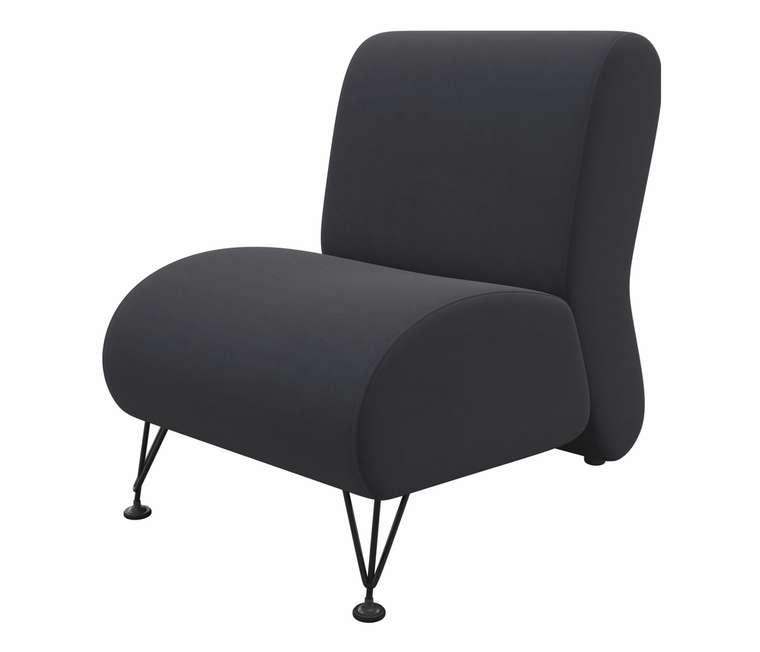 Кресло Pati черного цвета