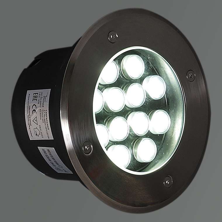 Ландшафтный светильник 09403-0.7-001U LED12W WH (пластик, цвет прозрачный)