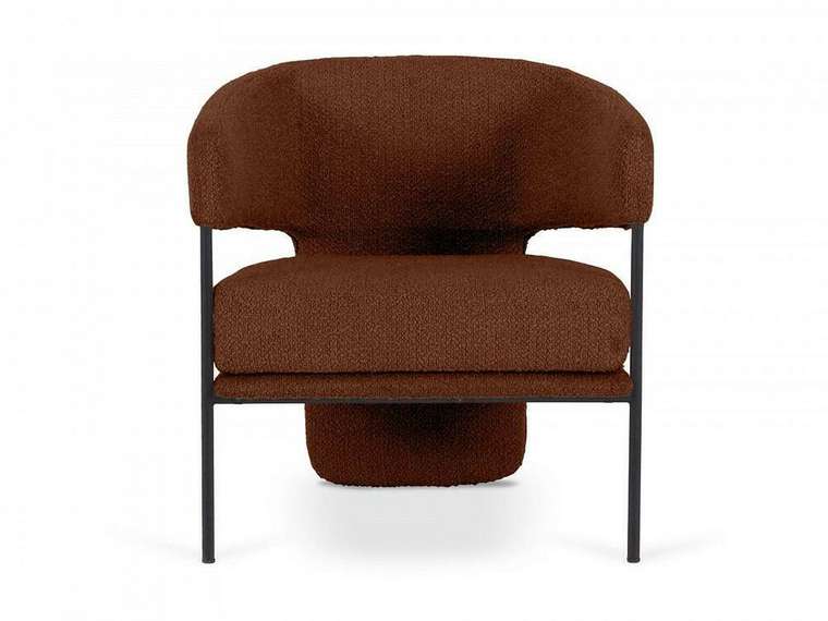 Кресло Loti коричневого цвета