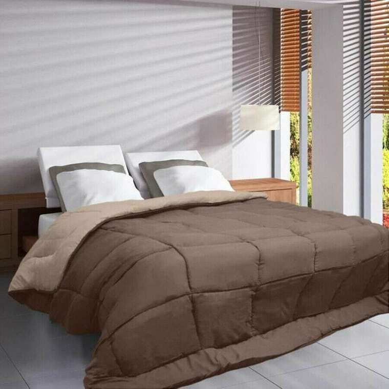 Одеяло гагачий пух Poyet Motte Коричневый Бежевый 200 g/m? 240 x 260 см