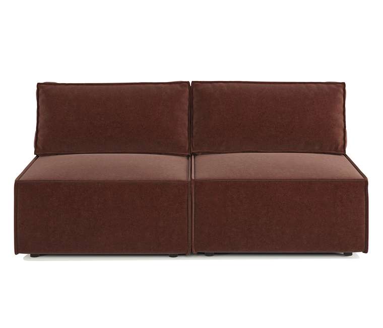 Модульный диван Шарм 25 шоколадного цвета