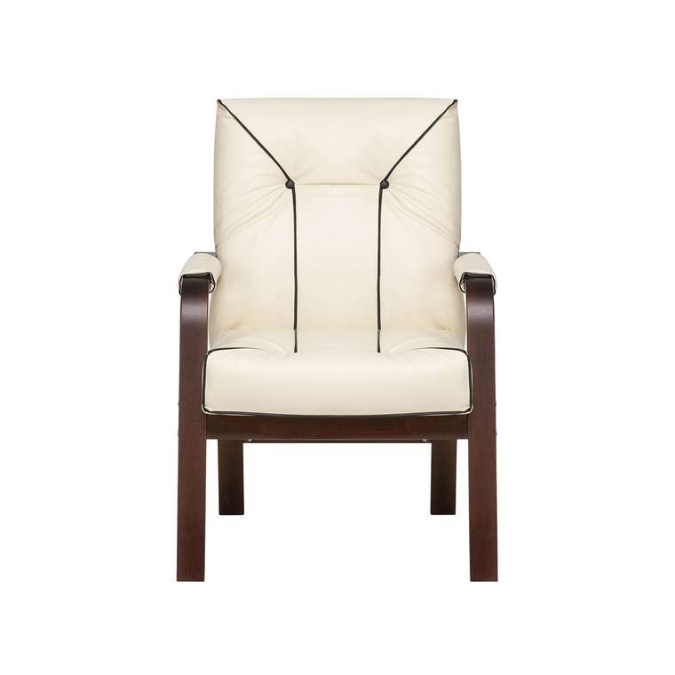 Кресло Модена Люкс молочного цвета