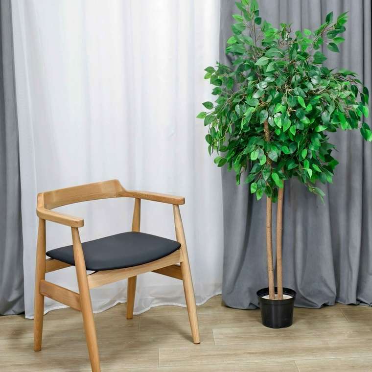 Стул Herts черно-коричневого цвета