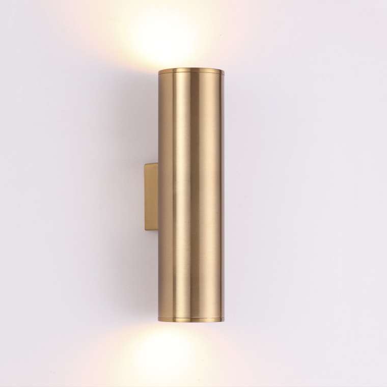 Настенный светодиодный светильник Dario золотого цвета