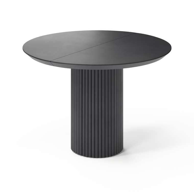 Раздвижной обеденный стол Ботейн M черного цвета