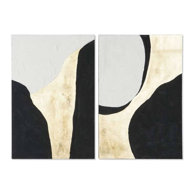Картина Home ESPRIT Абстракция город 60 x 3 x 90 cm (2 штук)