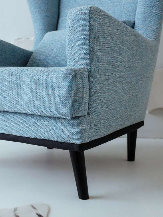 Кресло Вегас голубого цвета  