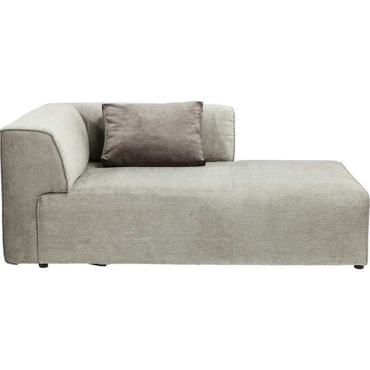 Элемент дивана Infinity левый серого цвета