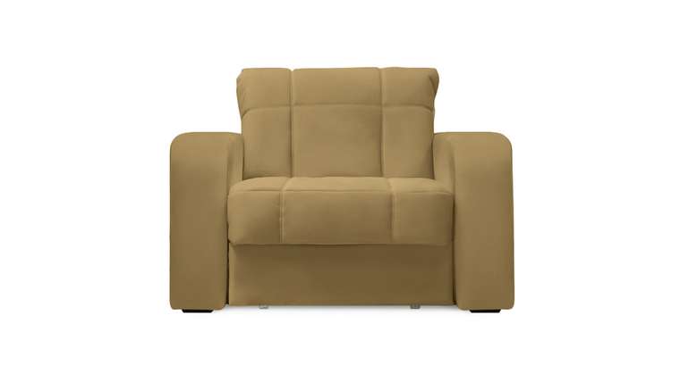 Кресло-кровать Дендра охристого цвета