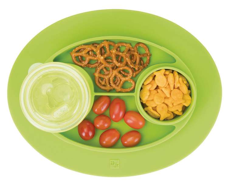 Тарелка для завтрака Oval салатового цвета