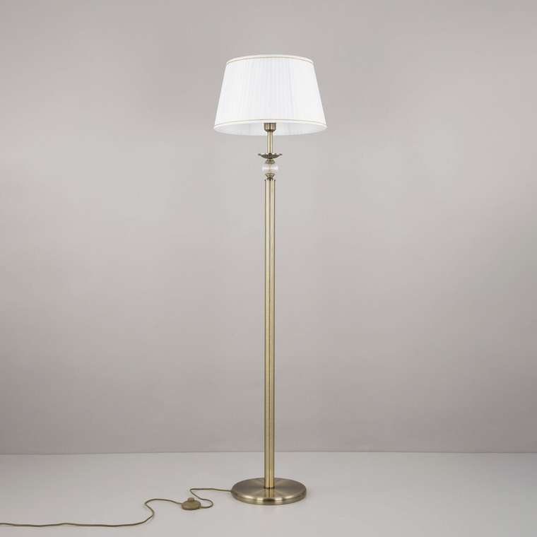 Citilux Гера CL433913 Торшер с абажуром Бронза