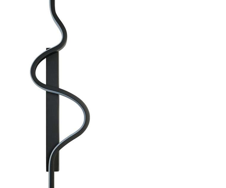 Бра Скади черный (правое) w15*6 h80 Led 18W (3000K)