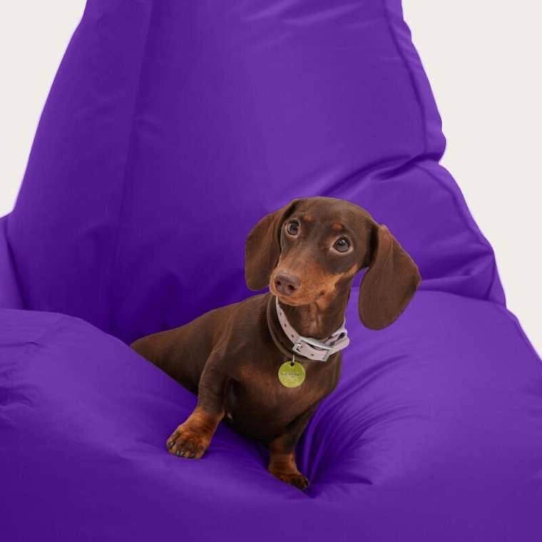 Кресло-мешок груша XХХL-Стандарт фиолетового цвета