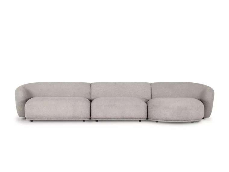 Модульный диван Fabro светло-бежевого цвета правый