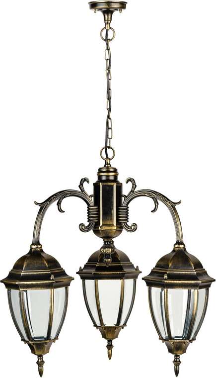 Уличный светильник подвесной IP44 91270S/3/16 Gb Oasis Light ARSENAL S в виде фонаря
