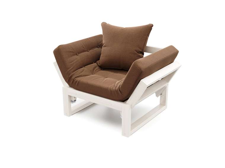 Кресло Амбер коричневого цвета